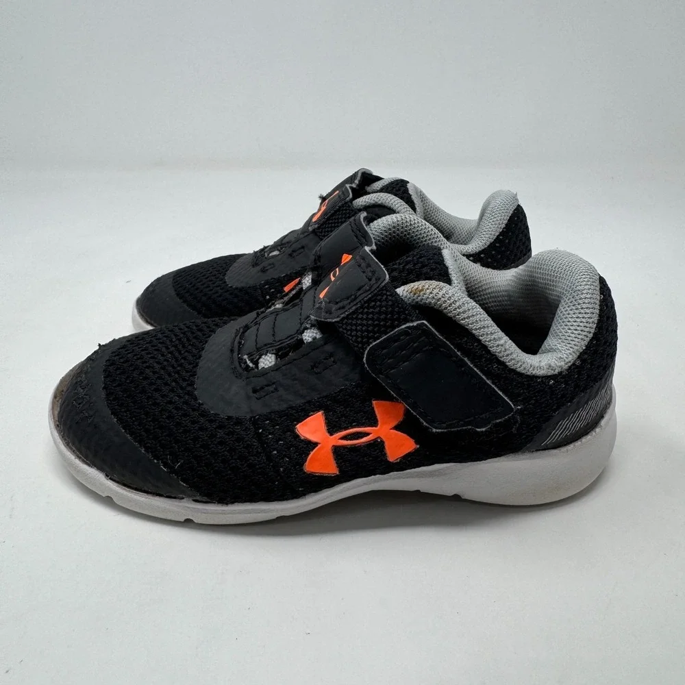Under Armour Assert 8 AC Shoes Black Toddler Size 6 K